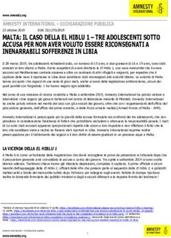 MALTA: IL CASO DELLA EL HIBLU 1 - TRE ADOLESCENTI SOTTO ACCUSA PER NON AVER VOLUTO ESSERE RICONSEGNATI A INENARRABILI SOFFERENZE IN LIBIA ...