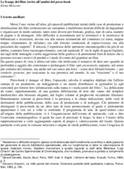 Le frange del film: invito all'analisi del press-book Elena Mosconi Un testo ausiliare - Centro Sperimentale di ...