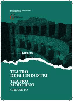 TEATRO DEGLI INDUSTRI TEATRO MODERNO - GROSSETO 2022-23