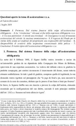 Questioni aperte in tema di assicurazione r.c.a - Rivista giuridica