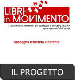 IL PROGETTO Rassegna letteraria itinerante - Ape randagia