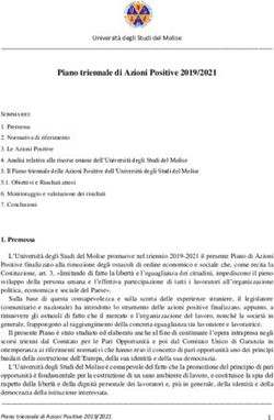 Piano triennale di Azioni Positive 2019/2021 - geecco unirc