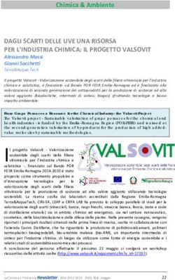 DAGLI SCARTI DELLE UVE UNA RISORSA PER L'INDUSTRIA CHIMICA: IL PROGETTO VALSOVIT