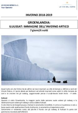 GROENLANDIA: INVERNO 2018-2019