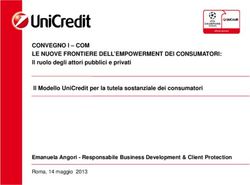 CONVEGNO I - COM LE NUOVE FRONTIERE DELL'EMPOWERMENT DEI CONSUMATORI