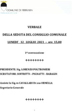 VERBALE DELLA SEDUTA DEL CONSIGLIO COMUNALE - LUNEDI' 12 LUGLIO 2021 - ore 15,00 PRESIDENTE: Sig. LORENZO POLTRONIERI