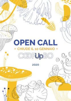 OPEN CALL 2020 - CoopUP Bologna
