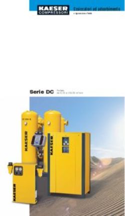 Essiccatori ad adsorbimento - Serie DC Portate