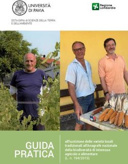 GUIDA PRATICA all'iscrizione delle variet&agrave; locali tradizionali all'Anagrafe nazionale della biodiversit&agrave; di interesse agricolo e alimentare L. n ...