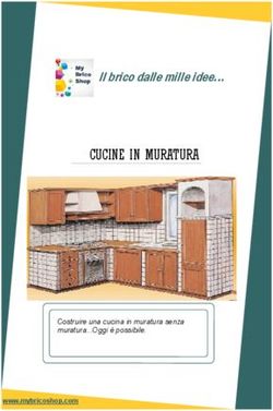 CUCINE IN MURATURA Il brico dalle mille idee...