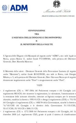 CONVENZIONE TRA L'AGENZIA DELLE DOGANE E DEI MONOPOLI E IL MINISTERO DELLA SALUTE