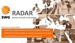 RADAR Niente sar&agrave; pi&ugrave; come prima - SWG.it