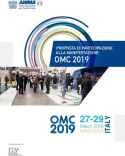 OMC 2019 PROPOSTA DI PARTECIPAZIONE ALLA MANIFESTAZIONE - Anima