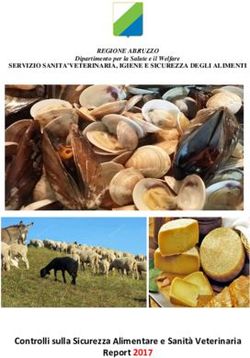 Controlli sulla Sicurezza Alimentare e Sanità Veterinaria Report 2017 - REGIONE ABRUZZO - Regione Abruzzo ...