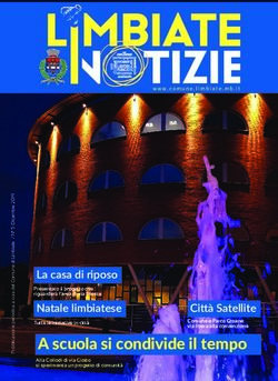 A scuola si condivide il tempo - La casa di riposo - Comune di Limbiate