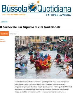Il Carnevale, un tripudio di cibi tradizionali