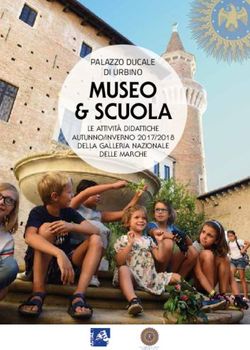 MUSEO & SCUOLA PALAZZO DUCALE DI URBINO - LE ATTIVITÀ DIDATTICHE AUTUNNO/INVERNO 2017/2018 - Galleria Nazionale delle Marche