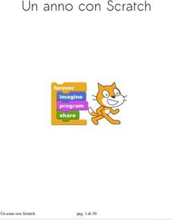 Un anno con Scratch - Un anno con Scratch - ScratchEd