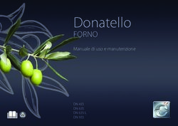 Donatello FORNO Manuale di uso e manutenzione - Cuppone