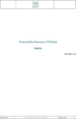 Piano della Sicurezza TITULUS - CINECA Versione 1.4