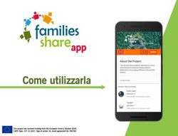Presentazione dell'app - FAMILIES_SHARE - This project has received funding from the European Union's Horizon 2020 CAPS Topic: ICT-11-2017, Type ...