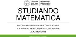 STUDIANDO MATEMATICA A.A. 2021/2022 - INFORMAZIONI UTILI PER COMPLETARE IL PROPRIO PERCORSO DI FORMAZIONE