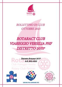 ROTARACT CLUB VIAREGGIO VERSILIA PHF DISTRETTO 2071 - BOLLETTINO DI CLUB OTTOBRE 2021