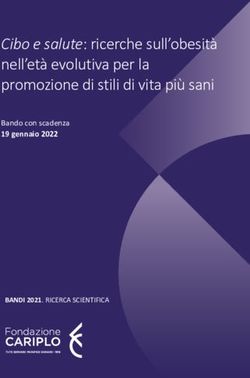 Cibo e salute: ricerche sull'obesit&agrave; nell'et&agrave; evolutiva per la promozione di stili di vita pi&ugrave; sani - Bando con scadenza 19 gennaio 2022