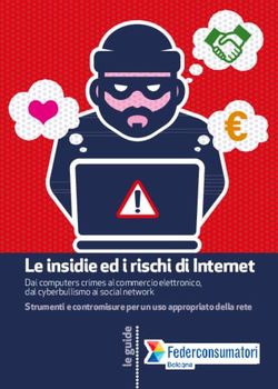 Le insidie ed i rischi di Internet - Dai computers crimes al commercio elettronico, dal cyberbullismo ai social network - Federconsumatori Bologna