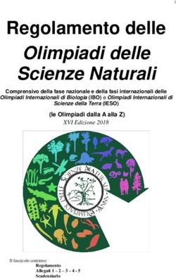Regolamento delle Olimpiadi delle Scienze Naturali - Anisn
