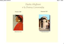 Dante Alighieri e la Divina Commedia - Ravenna 1321