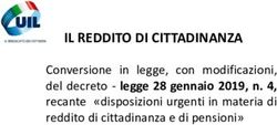 IL REDDITO DI CITTADINANZA - del decreto - legge 28 gennaio 2019, n. 4, Conversione in legge, con modificazioni, UIL Emilia