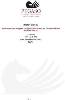MASTER di I Livello Donna e medicina di segnale, un approccio innovativo - (In collaborazione con Nurse24 e SMM srl) 1ª Edizione 1500 ore 60 CFU ...
