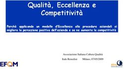 Qualità, Eccellenza e Competitività