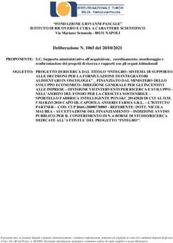 "FONDAZIONE GIOVANNI PASCALE" ISTITUTO DI RICOVERO E CURA A CARATTERE SCIENTIFICO - Fondazione Pascale