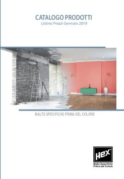 CATALOGO PRODOTTI - MALTE SPECIFICHE PRIMA DEL COLORE - Listino Prezzi Gennaio 2019 - Latina Colori