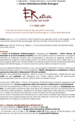 L'arboreto - Teatro Dimora | La Corte Ospitale ::: Centro di Residenza Emilia-Romagna - L ...