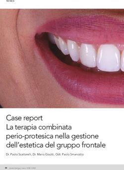 Case report La terapia combinata perio-protesica nella gestione dell'estetica del gruppo frontale - Dr. Paolo Scattarelli, Dr. Mario Gisotti, Odt ...