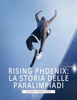 RISING PHOENIX: LA STORIA DELLE PARALIMPIADI - GUIDA DIDATTICA ...