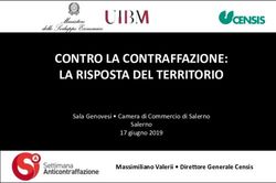 CONTRO LA CONTRAFFAZIONE: LA RISPOSTA DEL TERRITORIO - Massimiliano Valerii Direttore Generale Censis