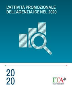 20 L'ATTIVIT&Agrave; PROMOZIONALE DELL'AGENZIA ICE NEL 2020