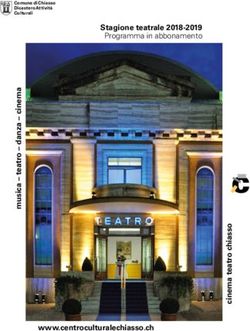 Stagione teatrale 2018-2019 - Programma in abbonamento - www.centroculturalechiasso.ch - Centro Culturale Chiasso