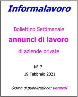 INFORMALAVORO ANNUNCI DI LAVORO - BOLLETTINO SETTIMANALE DI AZIENDE PRIVATE - WECANJOB