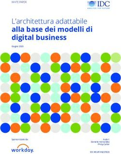 Alla base dei modelli di digital business - L'architettura adattabile WHITE PAPER