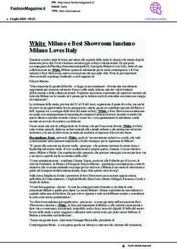 White Milano e Best Showroom lanciano Milano Loves Italy