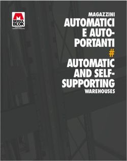 AUTOMATICI E AUTO-PORTANTI AUTOMATIC AND SELF-SUPPORTING - MAGAZZINI - WAREHOUSES