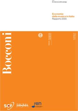 Economia della musica in Italia - Rapporto 2005