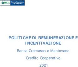 POLITICHE DI REMUNERAZIONE E INCENTIVAZIONE - Banca Cremasca e Mantovana Credito Cooperativo 2021