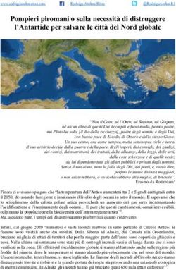 Pompieri piromani o sulla necessit&agrave; di distruggere l'Antartide per salvare le citt&agrave; del Nord globale