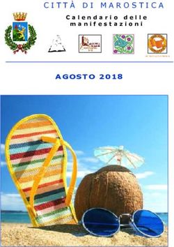 CITTÀ DI MAROSTICA AGOSTO 2018 - Calendario delle